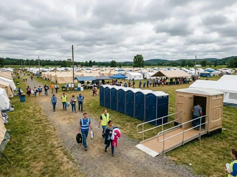disaster-relief-camp-restrooms-010 — frequently asked questions, Dumpster & Portable Bathrooms Rental in Creswell, OR